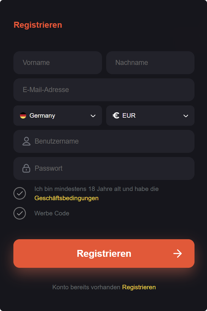 Registrazione